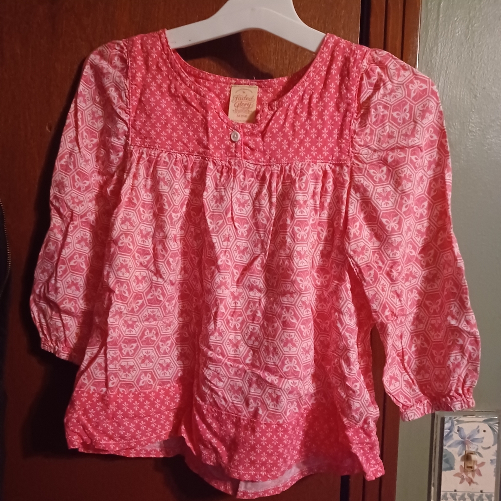 Pink Blush Floral Blouse